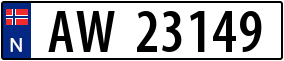 Truck License Plate
